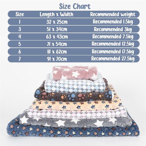 Dog Bed Pet Sleeping Mat Warm Soft Fleece Pet Blanket Cat Li