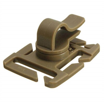2PCS Rotatable Drinking Tube Clip Molle Hydration Bladder Dr