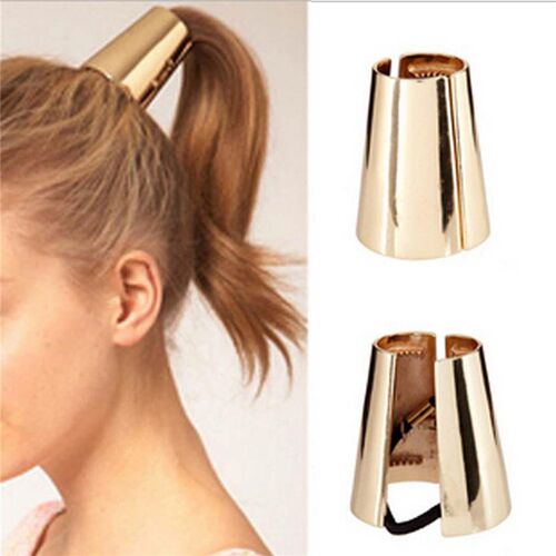 New Arrival Fashion Women Punk Gothic Fake Metal Hair Cuff t