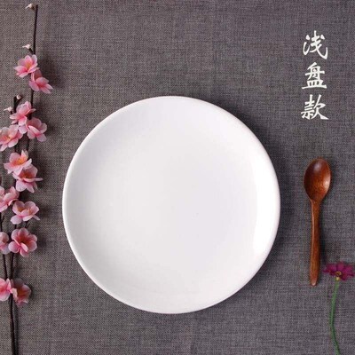 household small plates, microwave oven, flat plate, tablewar