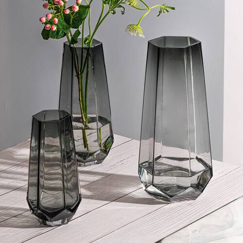 Nordic creative glass vase transparent vase decoration