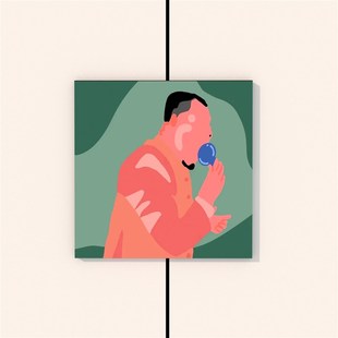 范德彪彪哥装饰画辽北狠人马大帅卧室客厅挂画手绘油画背景墙人生