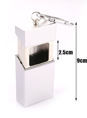1pcs Fashion Portable Ashtray With lid Keychain Pocket Ashtr