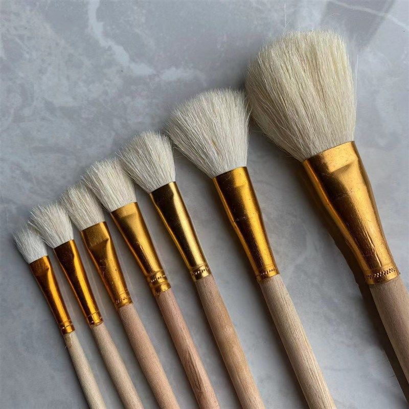 软毛刷羊毛刷小毛刷上漆毛笔油漆刷子手工浮漂刷漆笔修车补漆工具