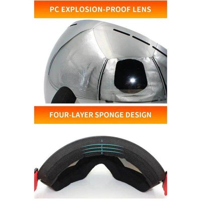 Lightweight Professional Ski Goggles Men UV400 Adult