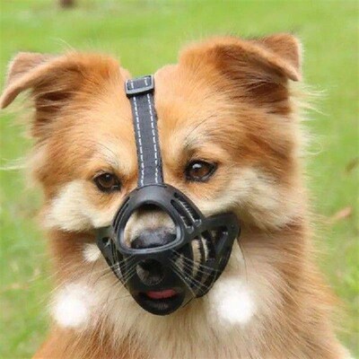 Muzzle For Dogs Breathable Basket Muzzle Portable Cage