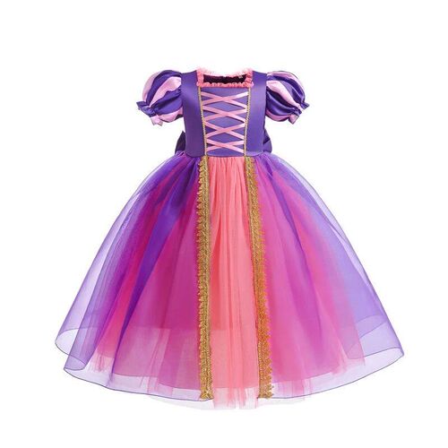 Rapunzel Dress Princess Costume For Baby Girl Cosplay Party