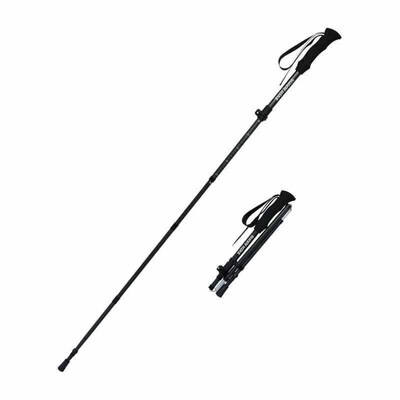 Carbon Fiber Outdoor Folding Five-section kking Pole Portabl