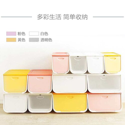Finishing Box Front Door Plastic Childrens Storage Clothes