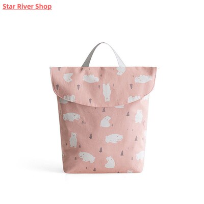 Baby Diaper Bags Maternity Bag Waterproof Wet Cloth Diaper B
