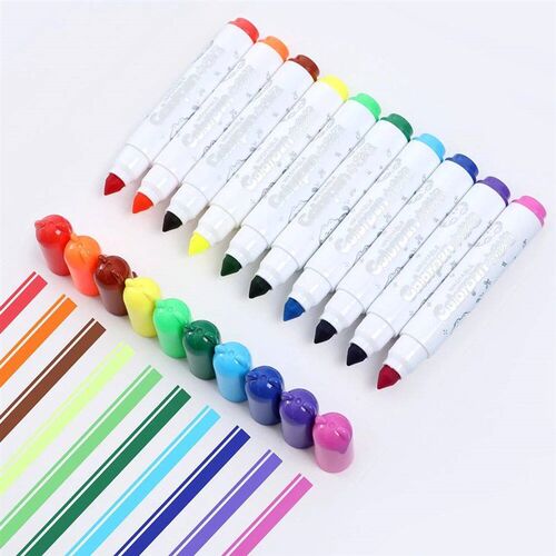 Washable Markers for Kids, 24 Colors Washable Markers Set Co