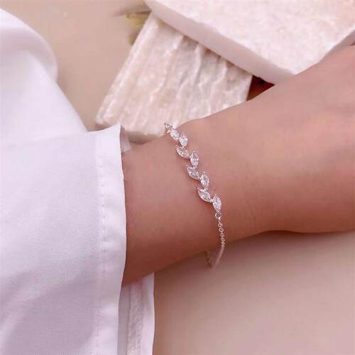 Leaf Bride Brlet Female Ins Style Design High-grade Sense Zi