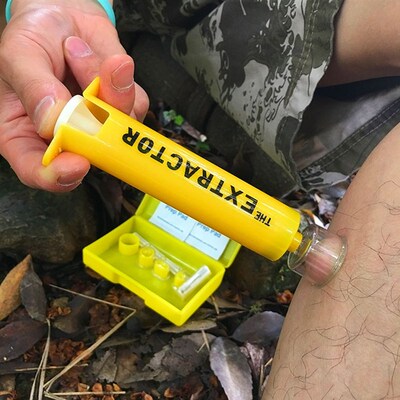 Outdoor Survival Tools Venom Extractor Pump Vacuum Aspirator