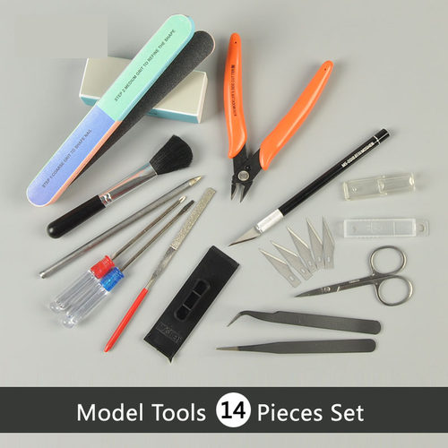 Model assembly tool set For Mecha Military model Hand-made m