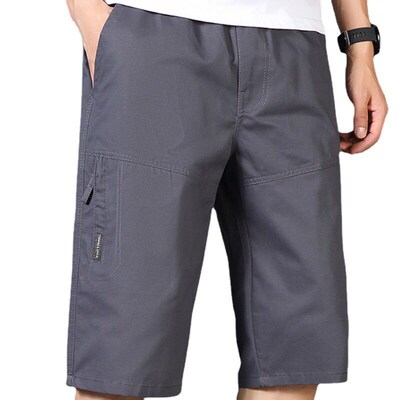 Middle-aged And Elderly Mens Knee-length Shorts For Seven D