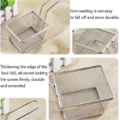 Small French Fries Basket Mini Frying Basket Strainer Fryer