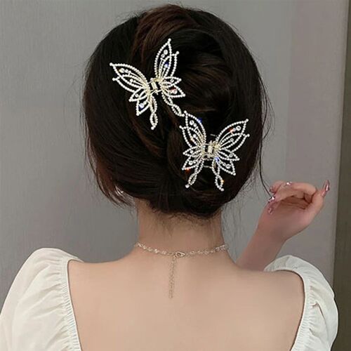 Fashion Metal openwork Hair Claw Butterfly Hair Clips for Wo