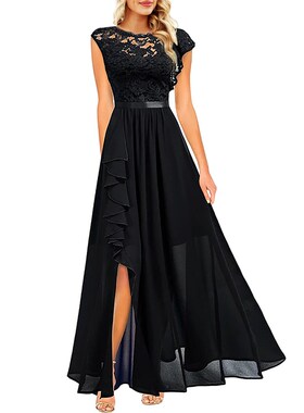 Elegant Lace Chiffon Wedding Dresses for Women Sleeveless