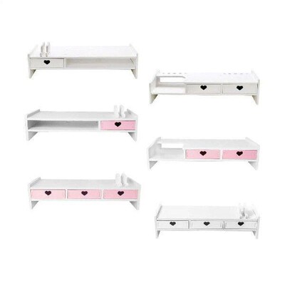 Monitor Stand Riser Computer Heightened Shelf Desk