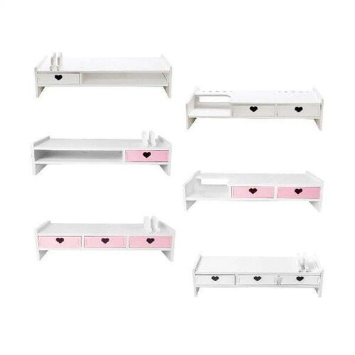 Monitor Stand Riser Computer Heightened Shelf Desk