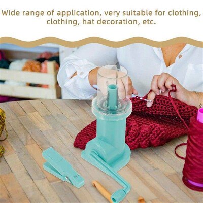 DIY Hand-operated Knitting Machine Spool Knitter Craft