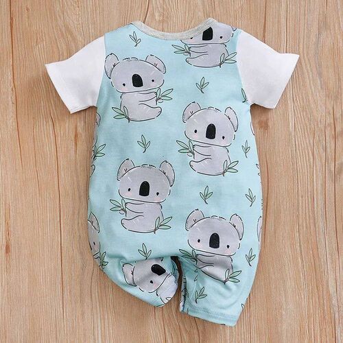 Newborn Baby Clothes Girl Boy koala print Jumpsuit Summer Sh