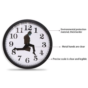 British Comedy Inspired Ministry Of Silly Walk Wall Clock Co