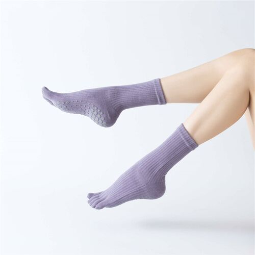 Autumn and winter new high pressure yoga socks warm non-slip
