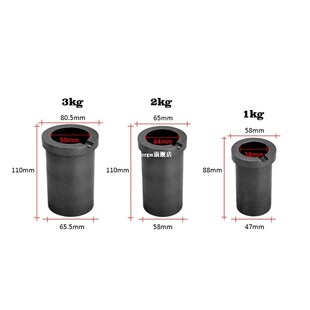 High-Purity Melting 1Kg Graphite Crucible Good Heat Transfer