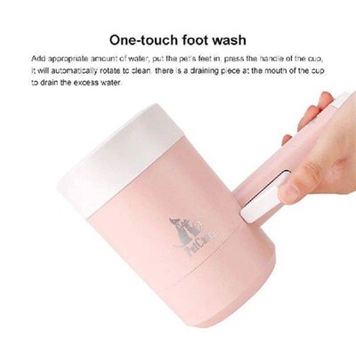 Portable Pet Foot Washer Cup Outdoor Travel Automic Puppy