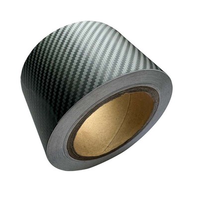 Three dimensional carbon fiber car stickers modified to cove