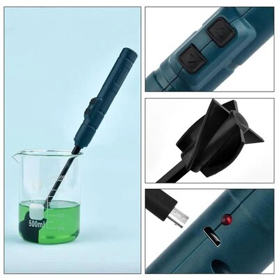 Electric Agitator Plastic Stirring Rod DIY Epoxy Resin Glue