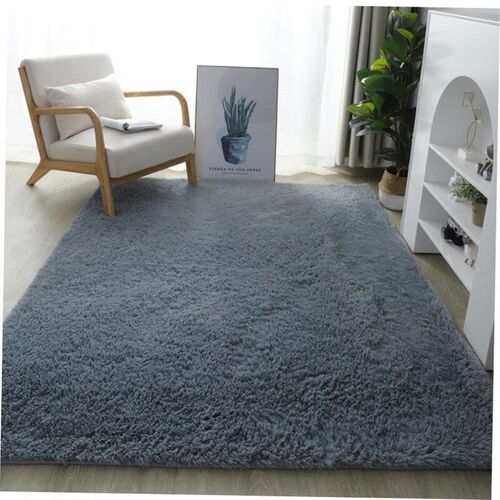 Fluffy Arega Rugs for Bedroom Shaggy Floor Mat Carpet 地毯垫
