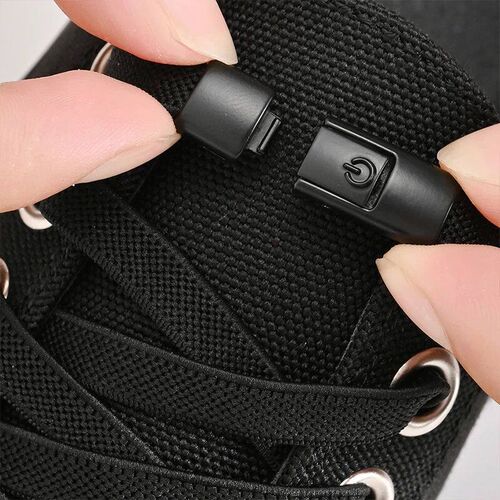 8mm No Tie Shoe Lace Pre Lock Shoelace Without Tie Elatic La