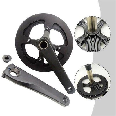 Narrow Wide Design on the Chainring of a Sturdy Bike