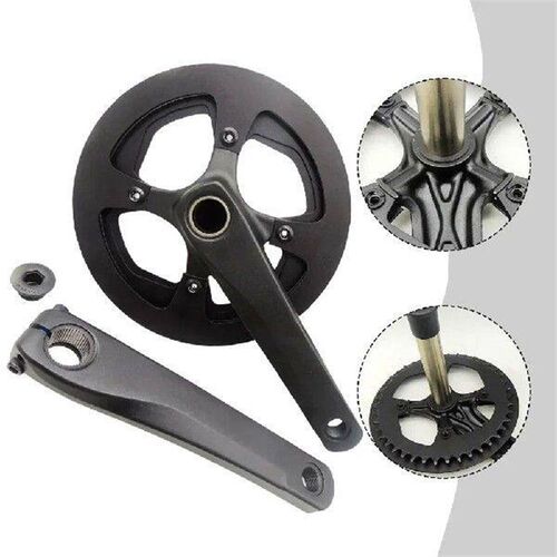 Narrow Wide Design on the Chainring of a Sturdy Bike