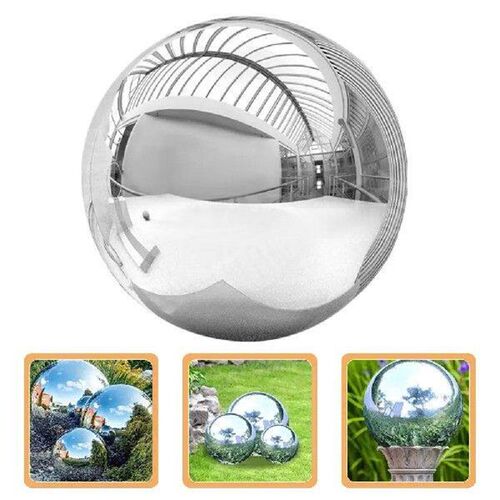 Reflective Mirror Garden Mirror Sphere 200MM Silver