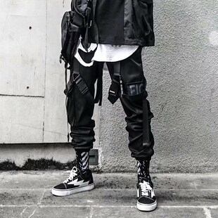 Color Cargo Pants Hip Harem Hop Mens Men Pant Hit Casual