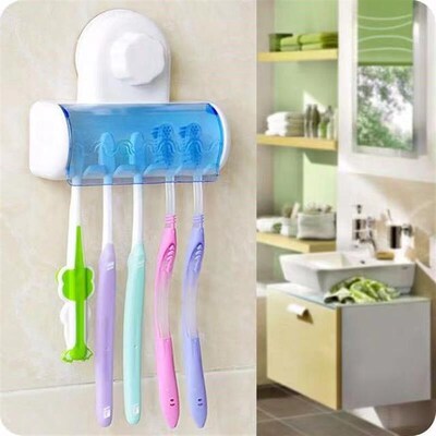 Toothbrush Spinbrush Plastic Suction  Holder Wall Mount Stan