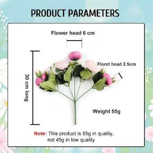 2025 Silk Rose Peony Artificial Flowers Beautiful Flores