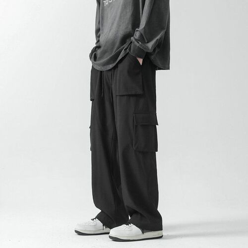 Streetwear Black Mens Harem Joggers Pants Men Cargo Pants 20