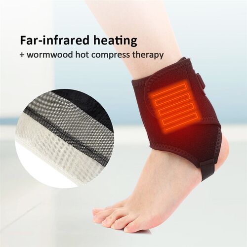 Heated Knee Wrist Ankle Brace Support Arthritis Wrap Pain Re