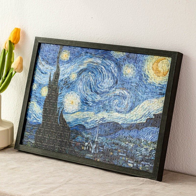 实木拼图画框空框2000片拼图大相框70x相框裱框1000片框架定制,家居饰品,相框/画框,淘宝优惠券,粉丝福利购,淘宝优惠卷