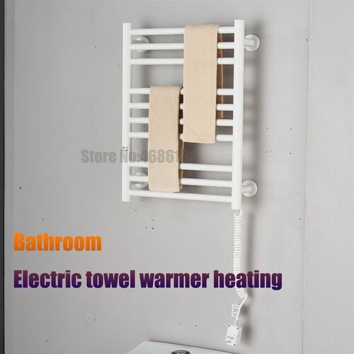Modern style Ivory white Electric towel rack 304 Stainless