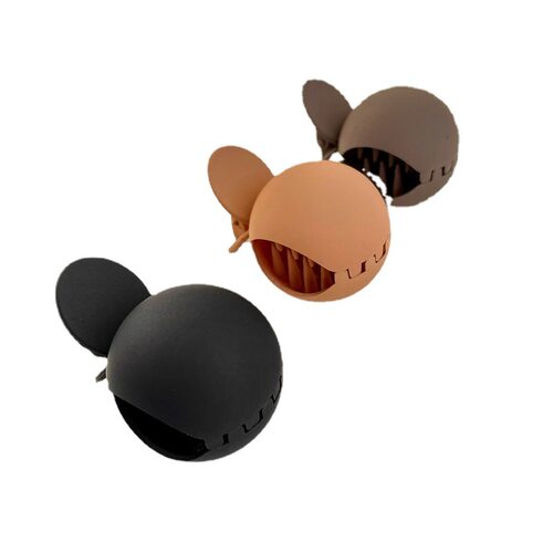 Round grab clip high ponytail fixed artifact hairpin female