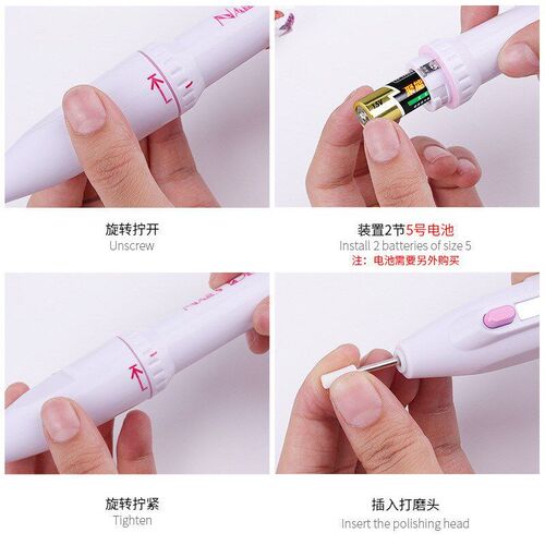 Portable Professional Electric Manicure NailP Art File Drill