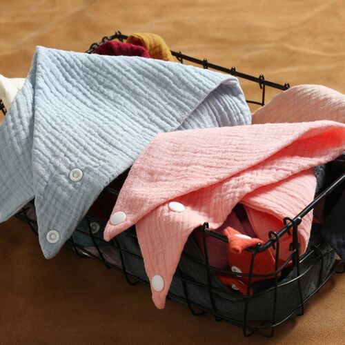 5Pcs/3Pcs Baby Feeding Drool Bibs Saliva Towel Triangle Scar