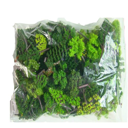 30Pcs/Lot Model Green rees Mixed Wire And Plastic Model Land