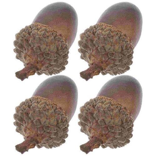 60 Pcs Acorns for Crafts Artificial Plants Indoor Nuts