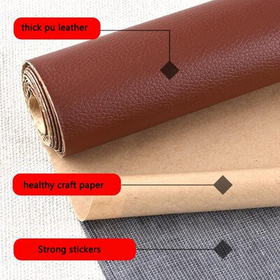 50x137cm Self Adhesive Leather Fix Repair Patch -on  Sofa Re